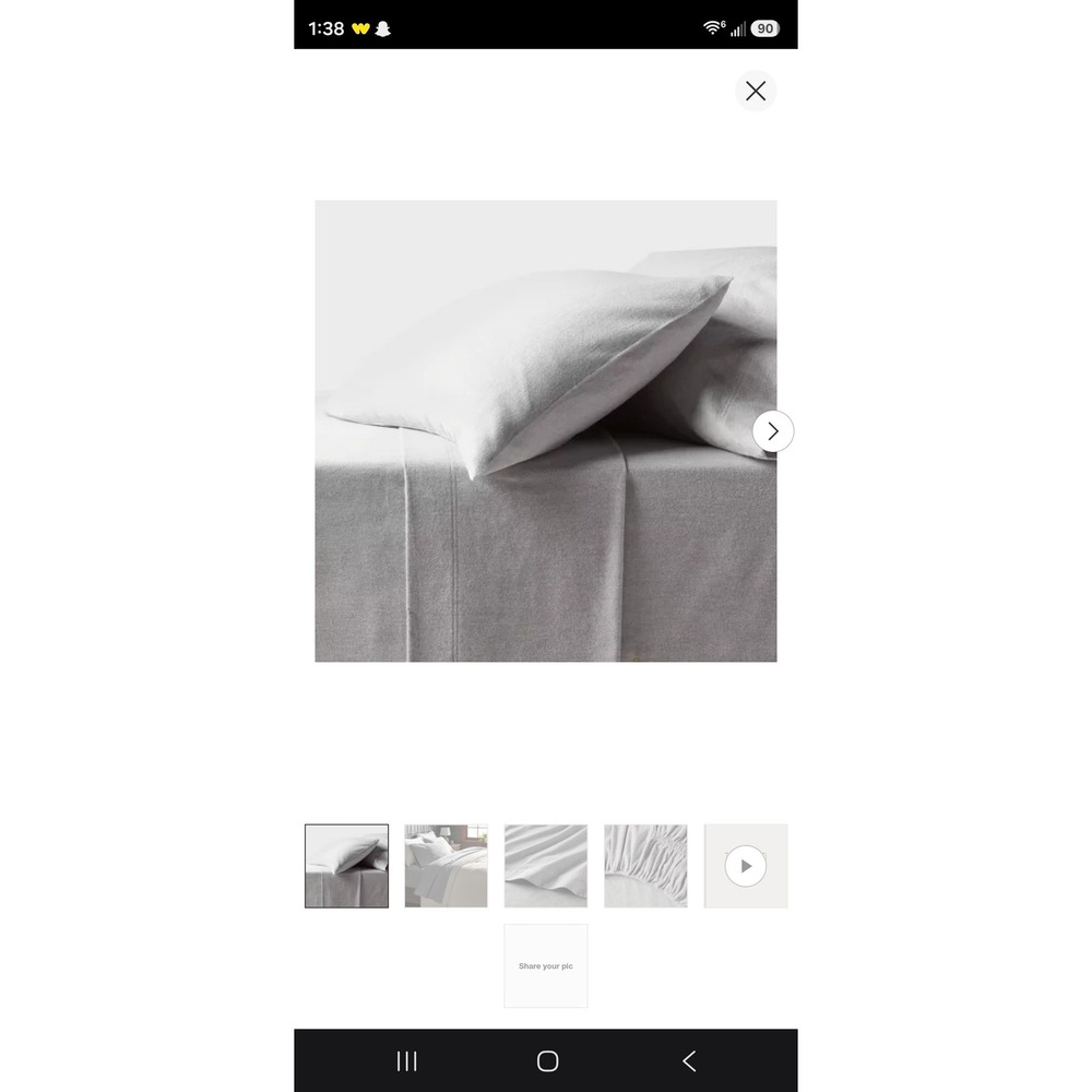 Soft Cotton Flannel Sheet Set Light Gray Warm Cozy Bedding Queen